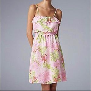 Lilly Pulitzer Silk Darcie Dirty Shirley Midi Dress. Size 2